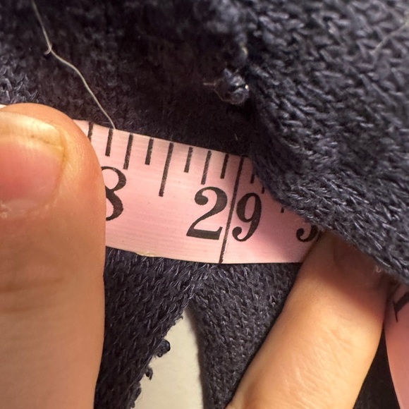 Blue Asymmetrical Oversized Blouse with open back - Picture 5 of 5